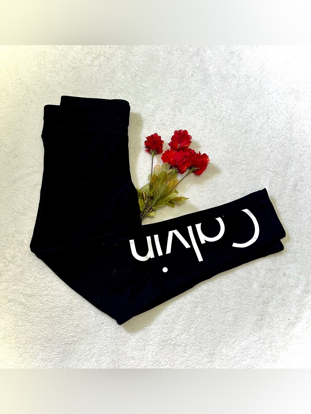 Calvin Klein Performance Logo Athleisure Leggings - Medium (27")